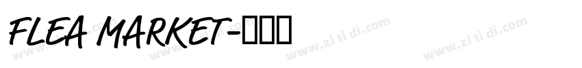 FLEA MARKET字体转换
